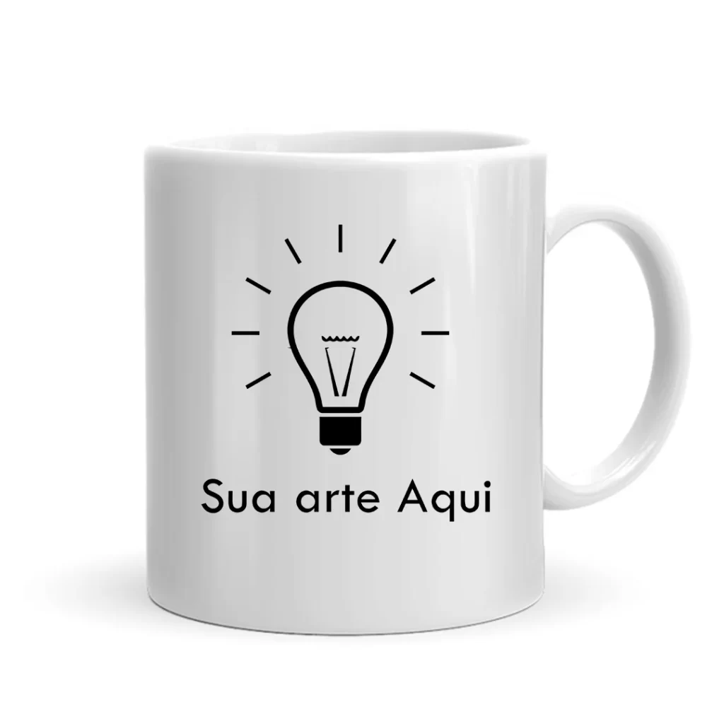 Caneca de Cerâmica Personalizada - Especial Dia dos Pais (Branca Premium)
